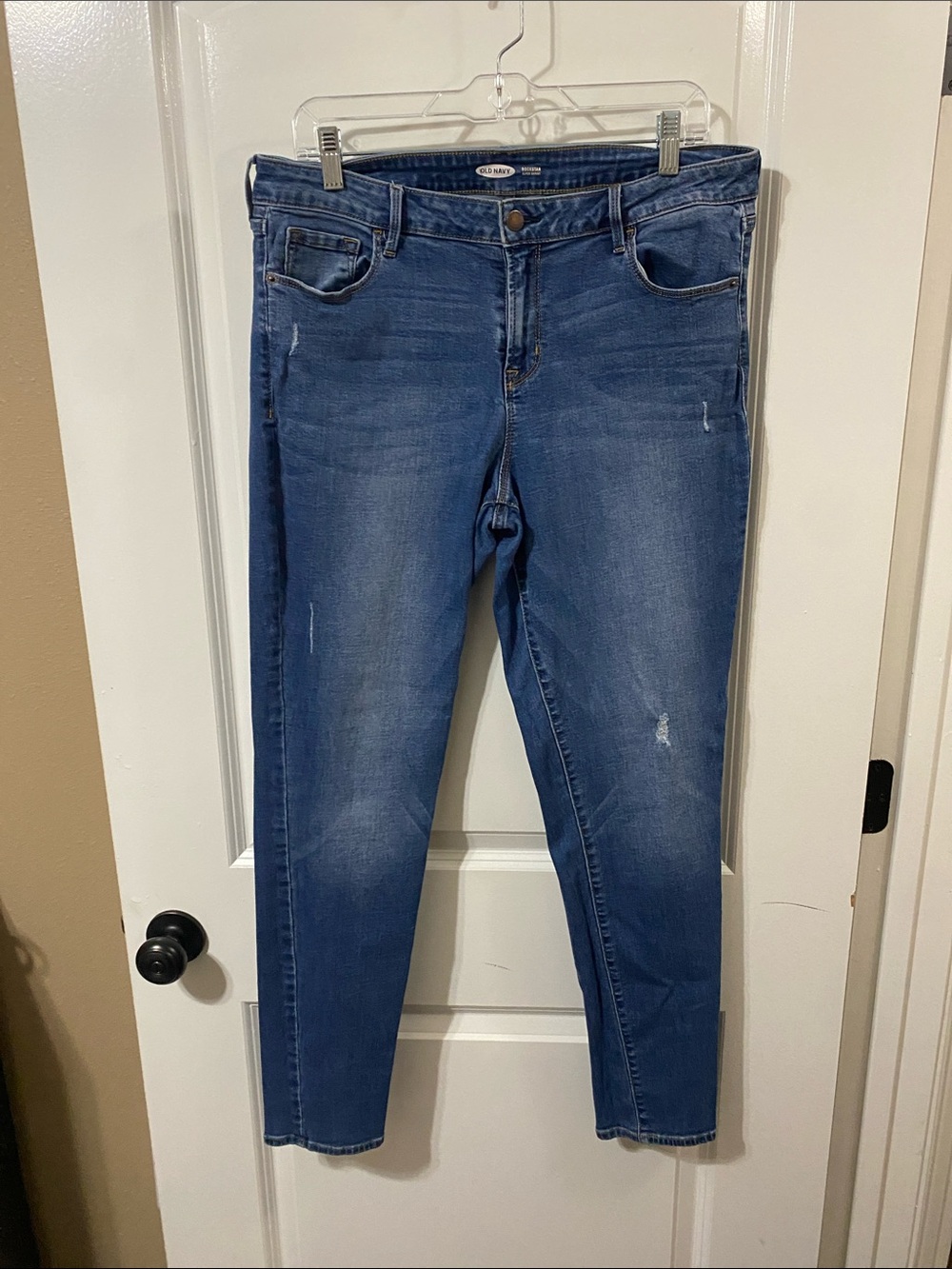 Old Navy Women's Dark Blue Skinny Jeans